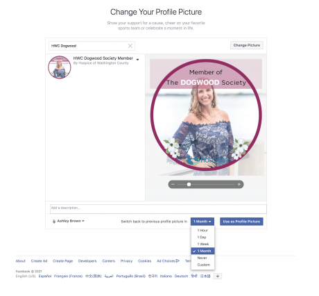 Facebook Profile Frame Set Up