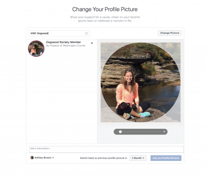Facebook Profile Frame Set Up